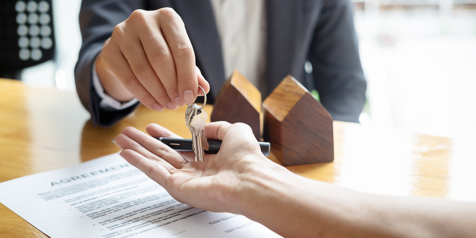 Immobilienkauf mit Schlüsselübergabe
